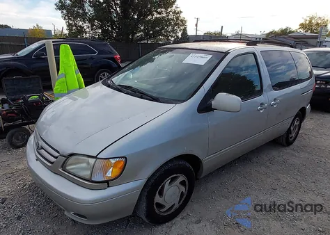 2002 Toyota Sienna Le from USA, damaged, VIN 4T3ZF13C02U496689
